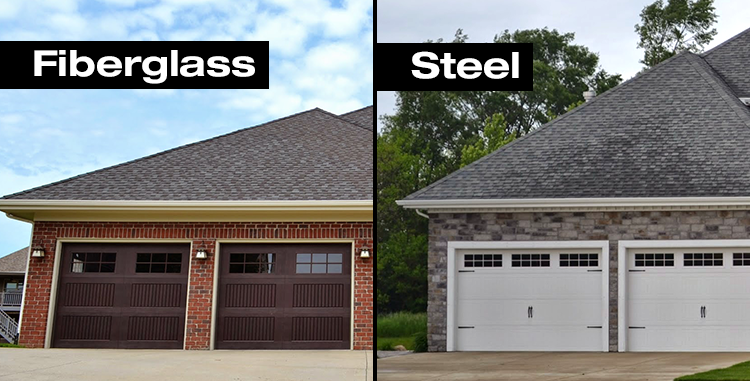 fiberglass-vs-steel-garage-doors